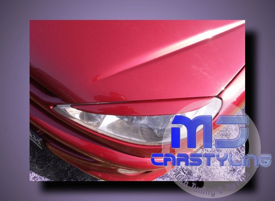 Peugeot 206 - Koplampspoilers II, Ophalen of Verzenden, MJ-Carstyling, Info@mj-carstyling.net, Sibeliusstraat 81 5011JH Tilburg