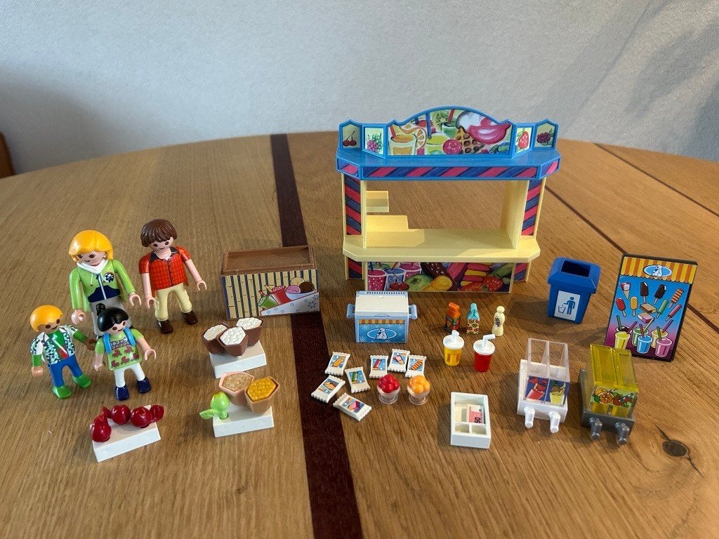 Playmobil Kermis snoepkraam - set 5555, Gebruikt, Complete set, Overige typen, Ophalen of Verzenden