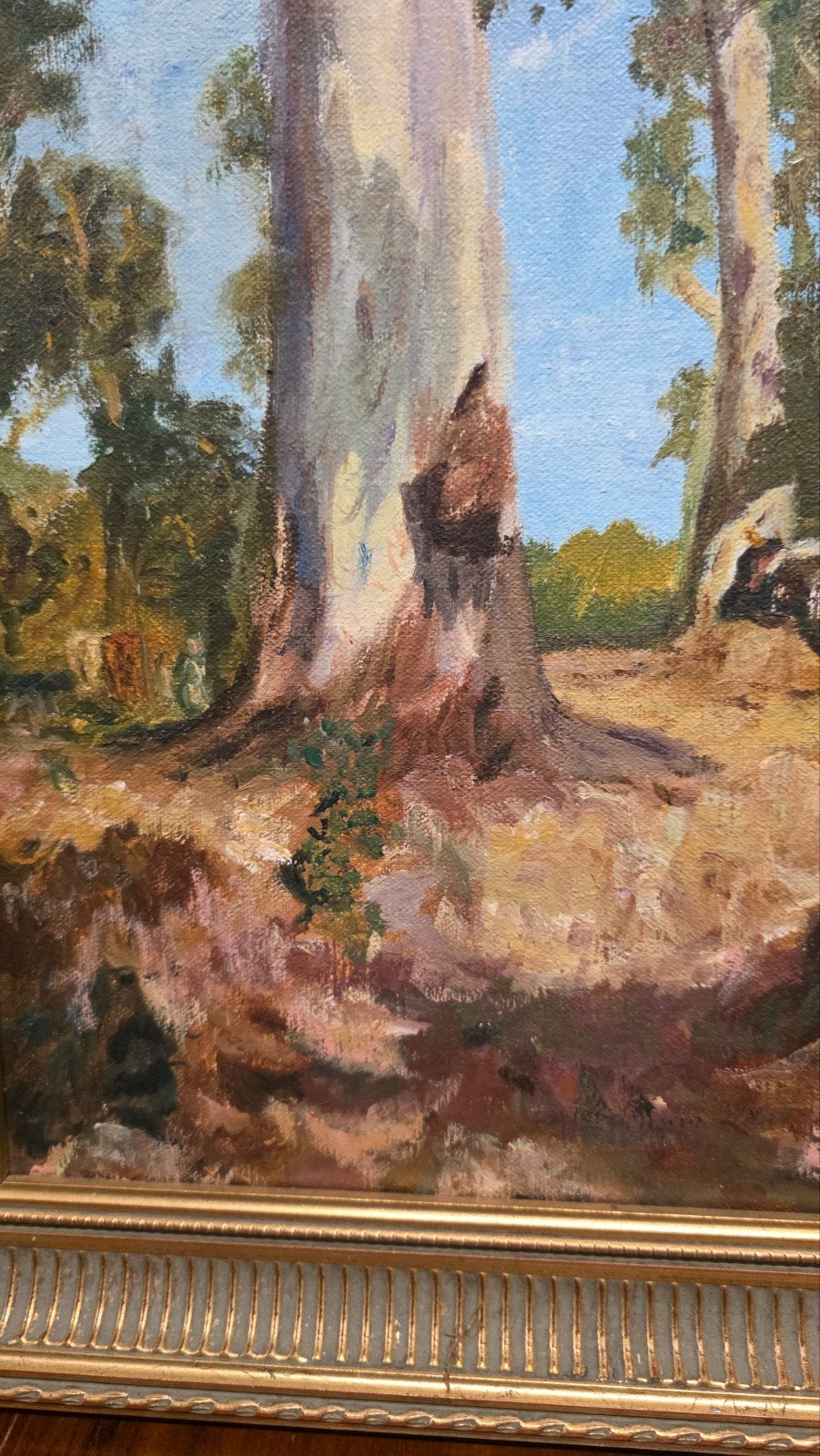 groot antiek gesigneerd schilderij, Ophalen