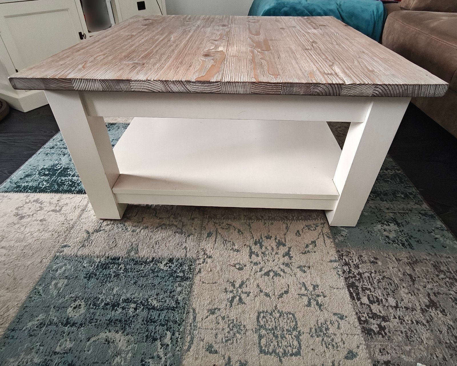 Salontafel Lizzano Pronto 90x90x45 cm, Ophalen, Gebruikt, 50 tot 100 cm, Vierkant