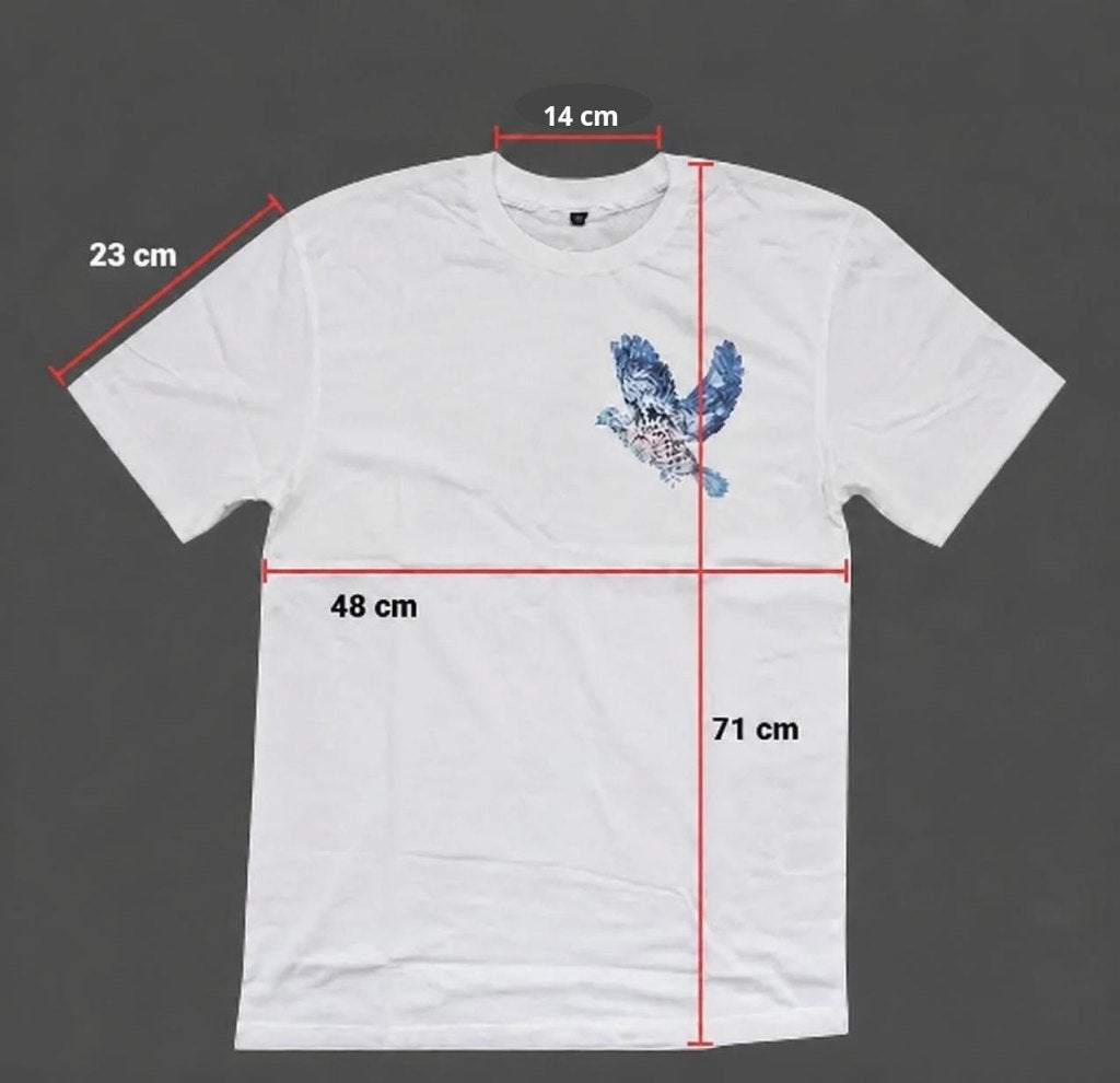 Coldplay T-Shirt Duif voor achter Fürstová Wit L 48 x 71 cm, Ophalen, Nieuw, Maat 52/54 (L), Wit
