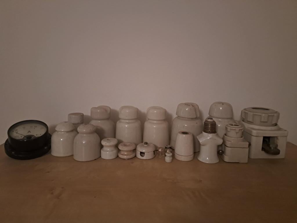 Keramische isolatoren, Ophalen of Verzenden, Gebruikt