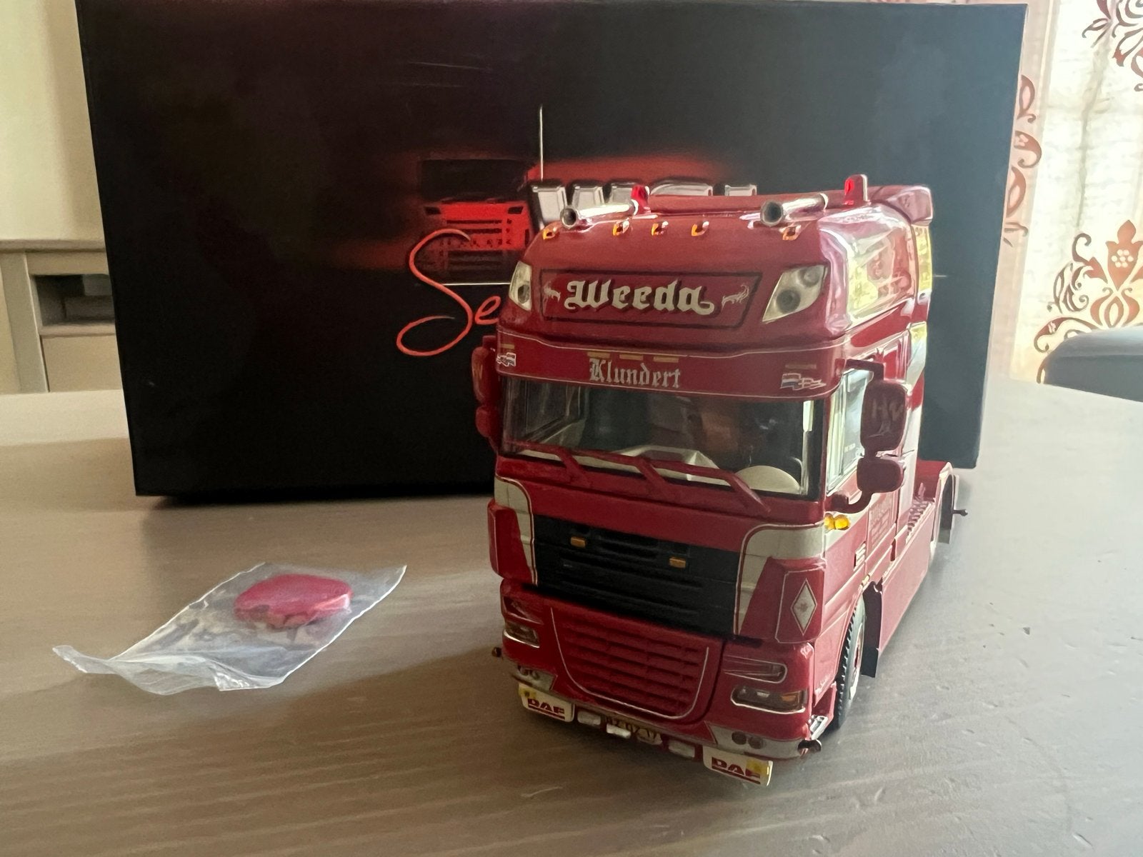 WSI DAF XF105 Super Space Cab Weeda Klundert, Ophalen of Verzenden, Nieuw, Bus of Vrachtwagen, Wsi