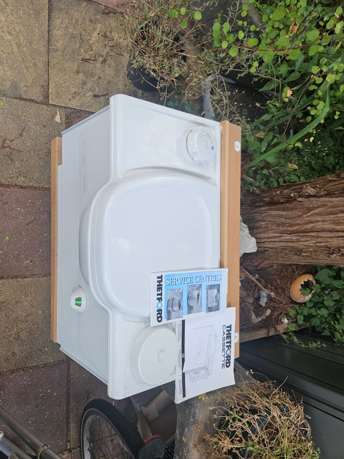 Thetford Casette kip caravan toilet, Ophalen, Zo goed als nieuw