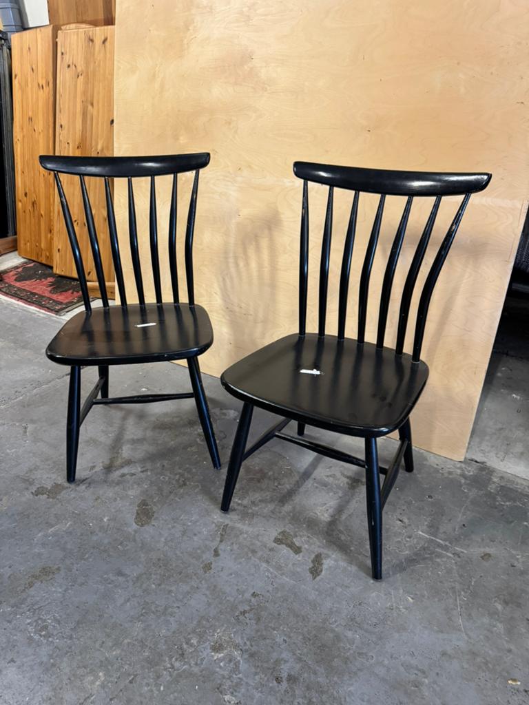 2x vintage zweedse eettafelstoel, Huis en Inrichting, Stoelen, Ophalen, Zo goed als nieuw, Twee