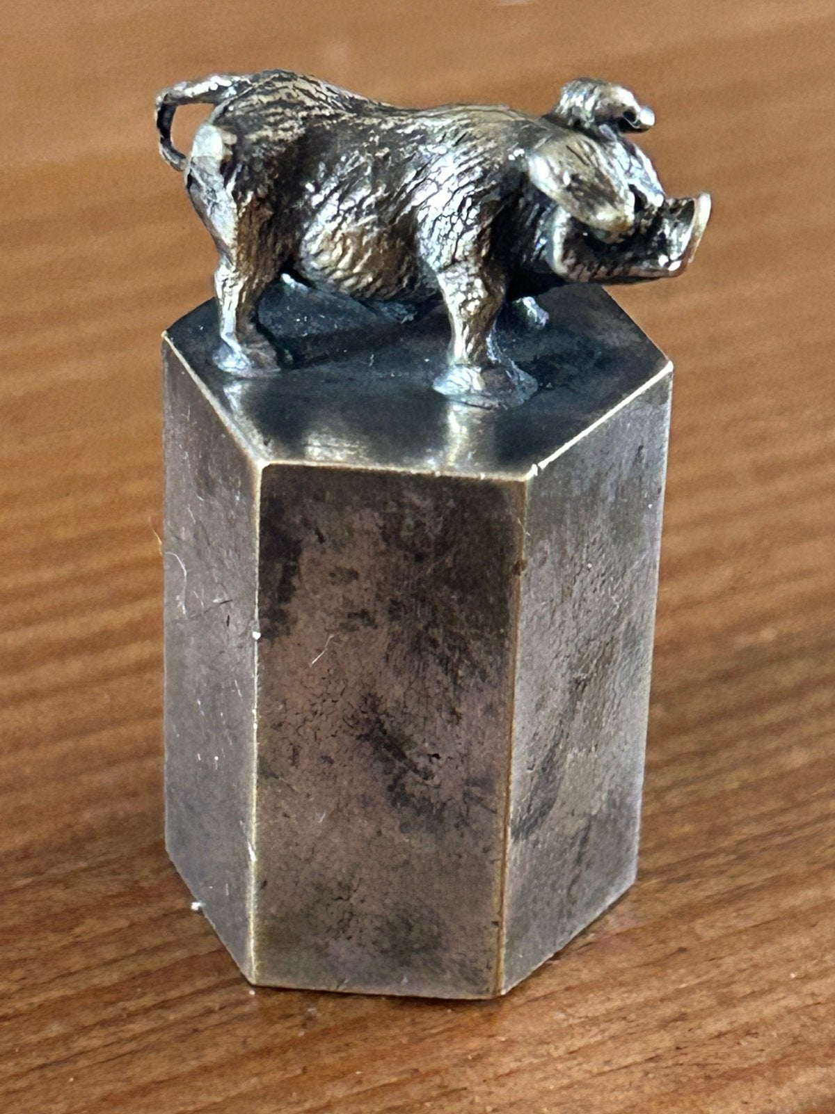 Antiek opium gewichtje., Antiek en Kunst, Ophalen of Verzenden