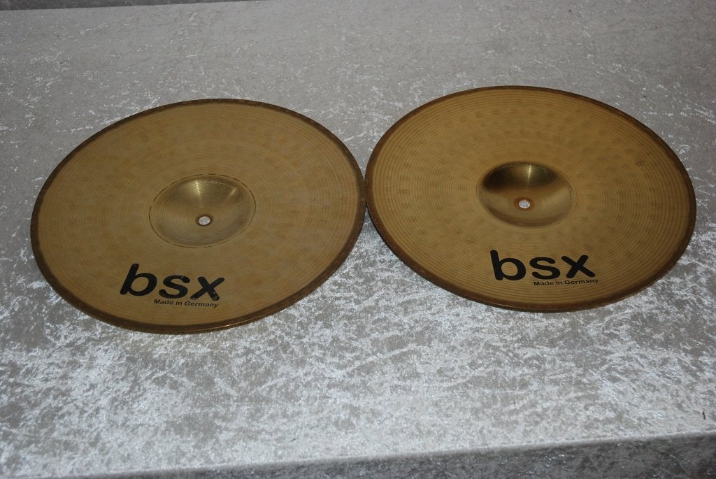 BSX Hihat bekkens   741/869 14 inch  <26261671>, Gebruikt, ., Drums of Percussie, Ophalen of Verzenden