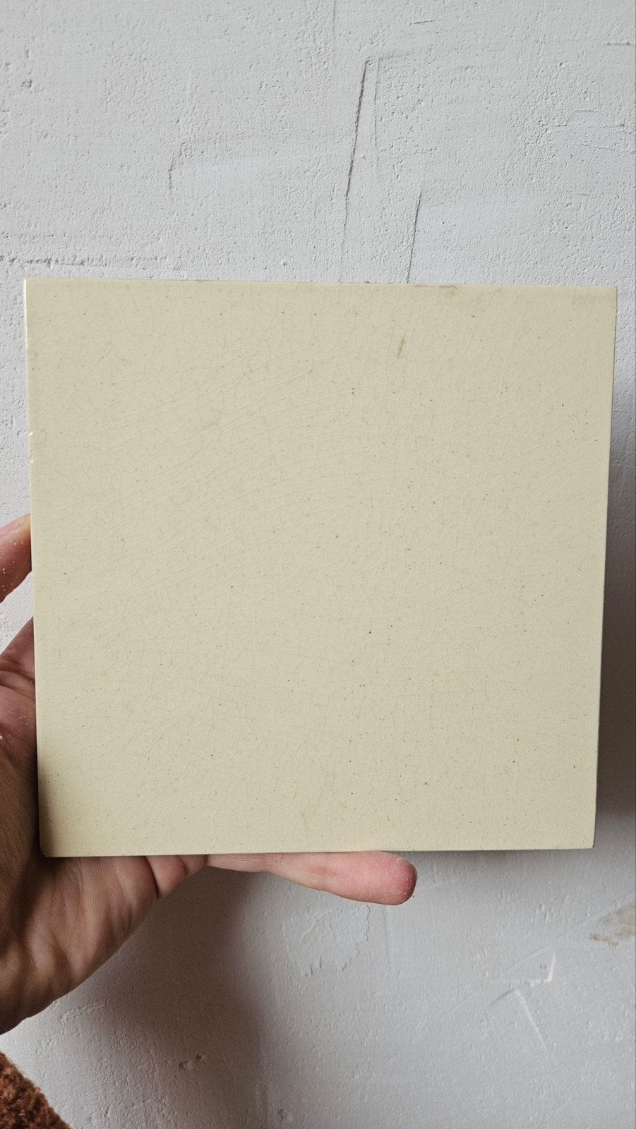 Vintage Mosa tegels 15x15cm, vanille craquelé (ca. 3-3,5m²), Doe-het-zelf en Verbouw, Ophalen, Gebruikt, Minder dan 20 cm, Minder dan 20 cm