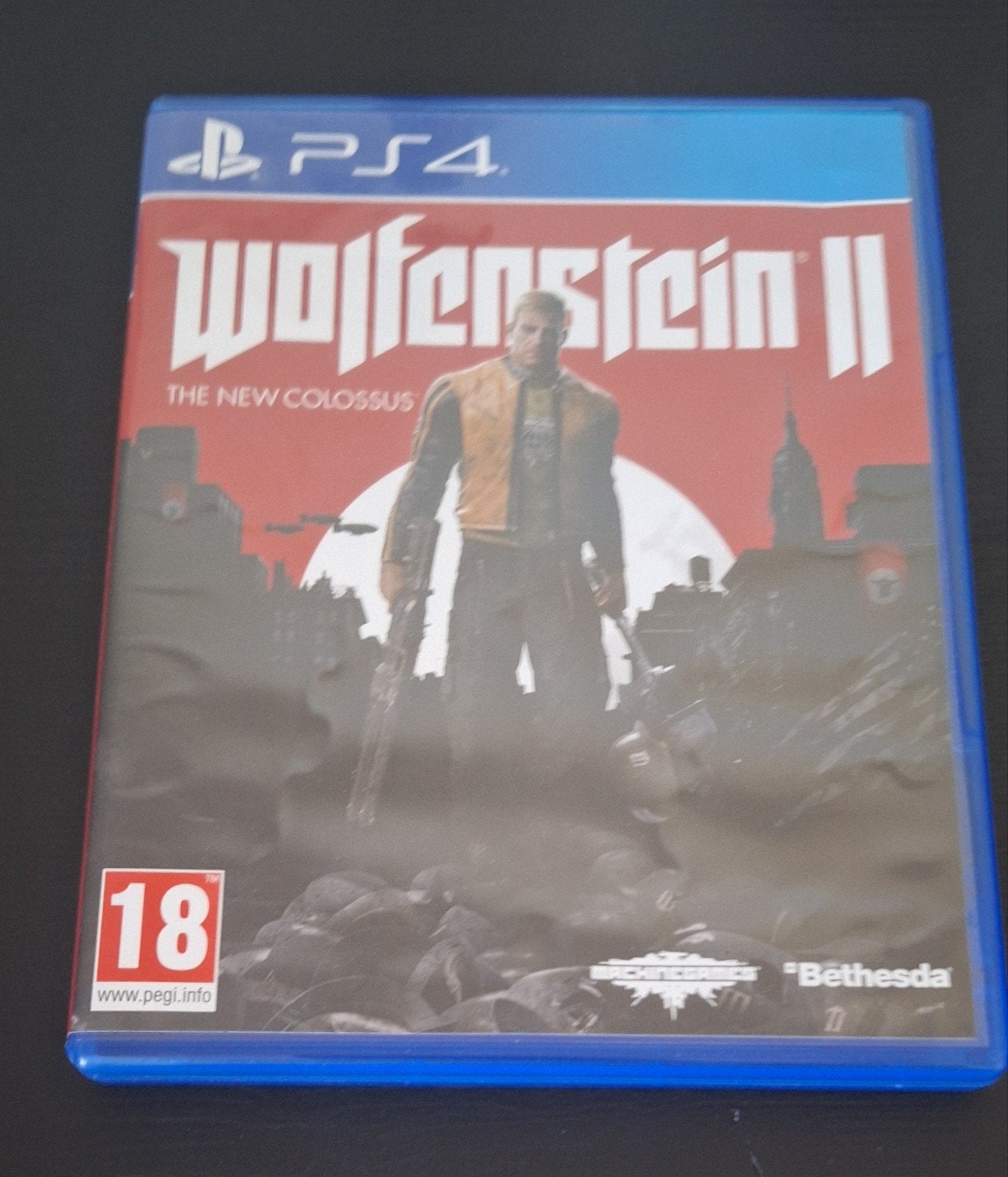 Wolfenstein II: The New Colossus PS4 - Actie Shooter, Spelcomputers en Games, Gebruikt, Vanaf 18 jaar, Shooter, 1 speler
