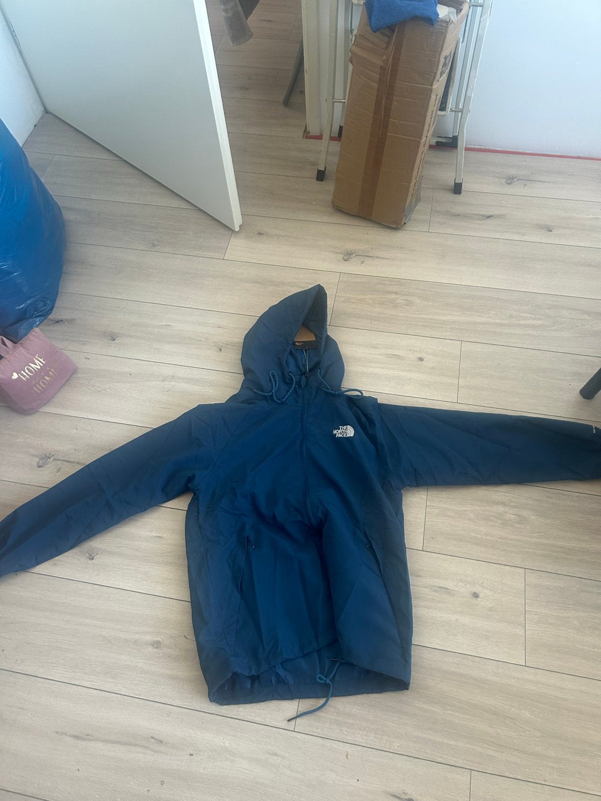 The North Face Jas - Blauw, Maat L, Ophalen of Verzenden, Zo goed als nieuw, Maat 52/54 (L), Blauw
