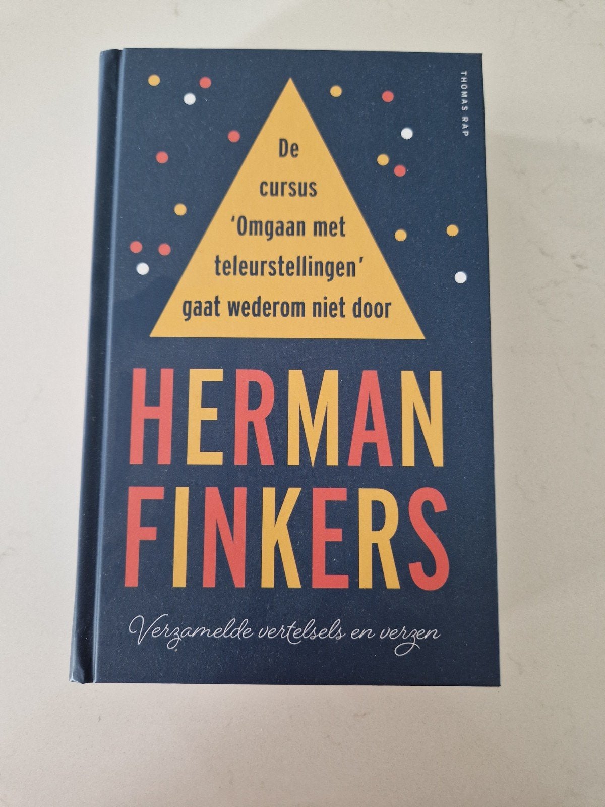 Herman Finkers - De cursus 'Omgaan met teleurstellingen', Ophalen of Verzenden, Zo goed als nieuw, Herman Finkers, Nederland