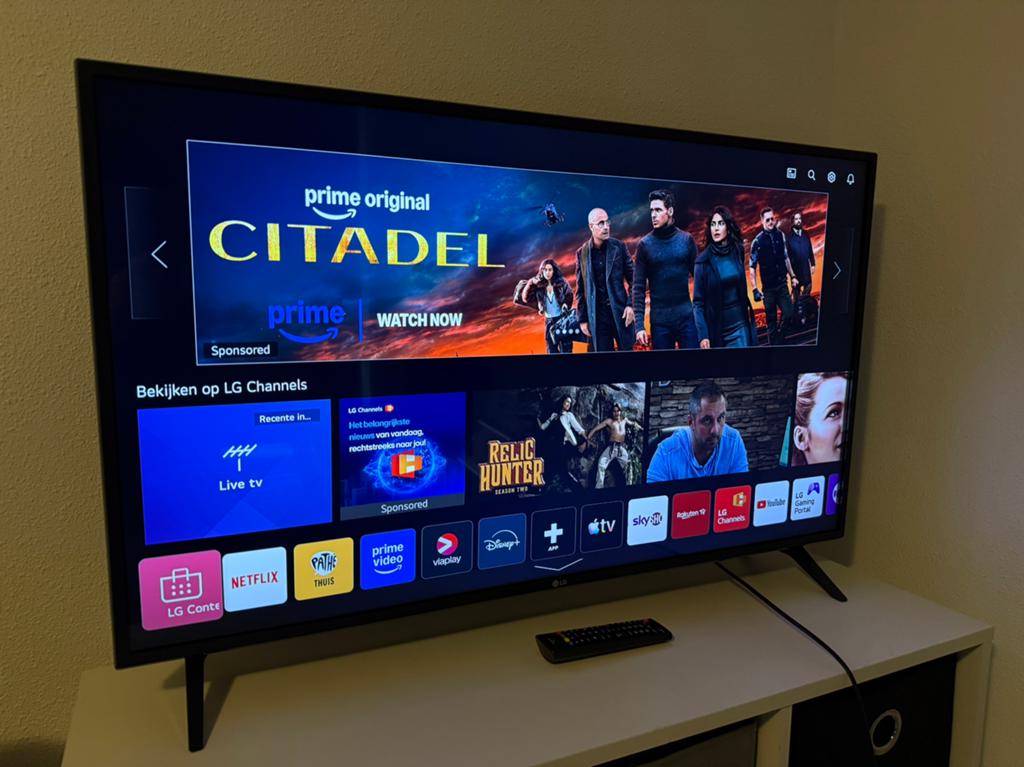 LG 4K Smart TV - 43 inch, Ophalen, LED, 50 Hz, Zo goed als nieuw