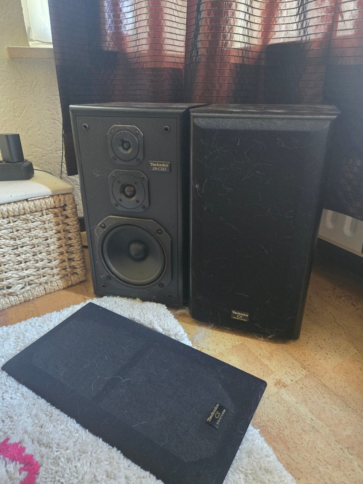 Technics SB-CS65 3-weg luidsprekers – nette vintage set, Ophalen of Verzenden, Gebruikt, Minder dan 60 watt, Overige merken