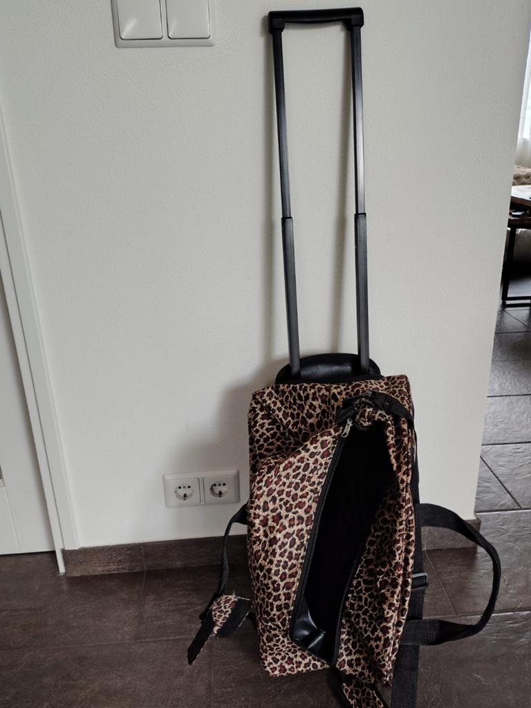 Reistas op 2 wielen.Trekstang ,paar keer gebruikt als nieuw., Ophalen, Zo goed als nieuw, 30 cm of meer, Wieltjes