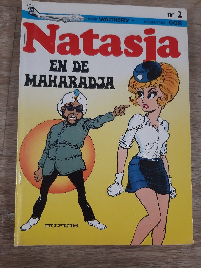 Natasja en de Maharadja Door Walthery en Gos, Eén stripboek, Ophalen of Verzenden, Gelezen
