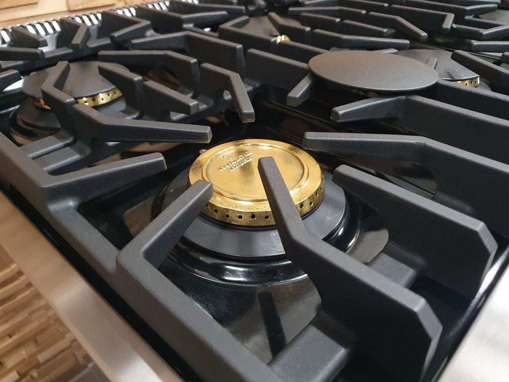 Luxe Viking Fornuis 90cm RVS 6 pits GASOVEN, Niet ingevuld, 60 cm of meer, Niet ingevuld, Ophalen of Verzenden