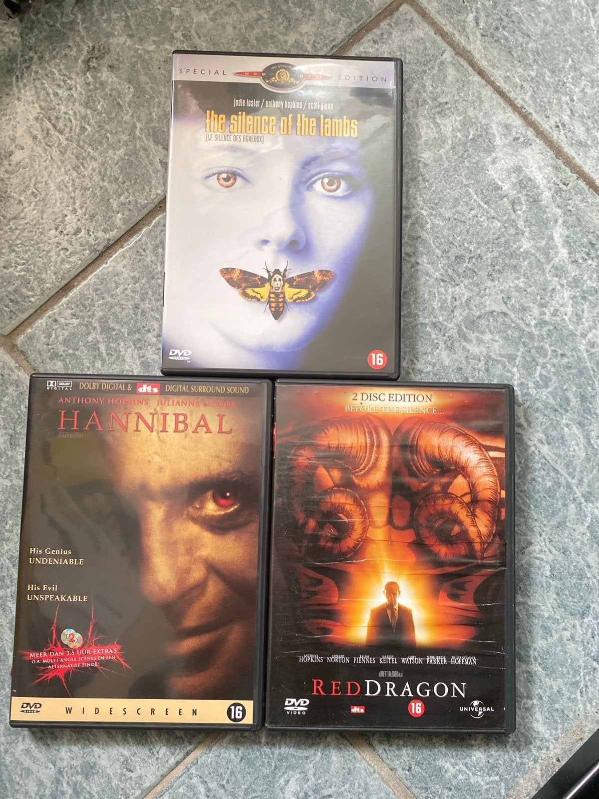 Hannibal Lecter Trilogie: Silence of the Lambs, Red 6-discs, Psychologische thriller, Vanaf 16 jaar, Speciale editie, Nederlands