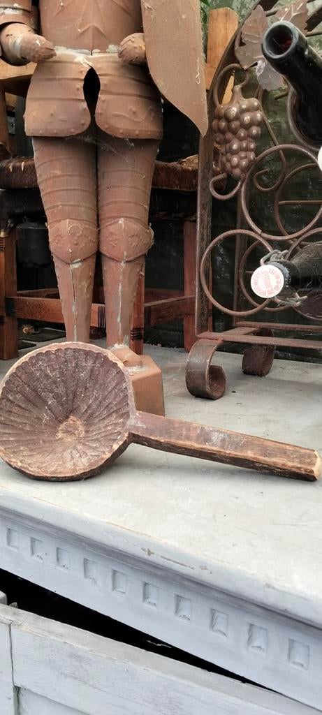 Brocante houten lepel, Ophalen of Verzenden