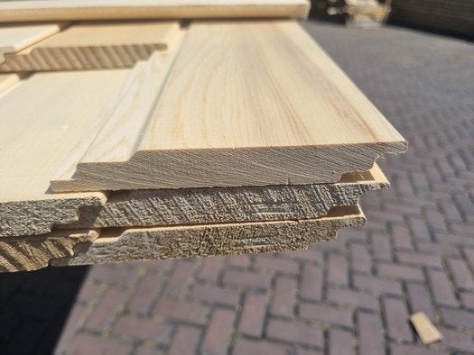 6.47 m2 rabat delen -  Ayous hout / onbehandeld - nr: HP199