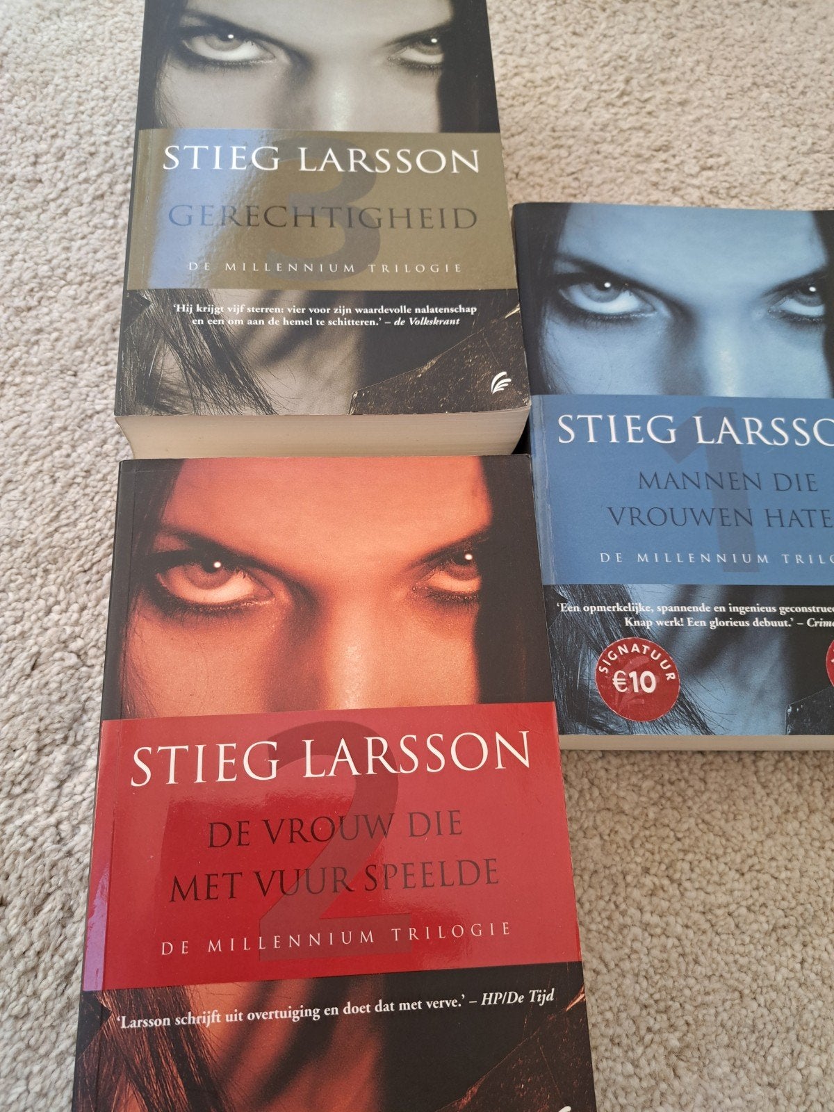 Millennium Trilogie Stieg Larsson - 3 Boeken, Ophalen of Verzenden, Gelezen, Stieg Larsson, Scandinavië