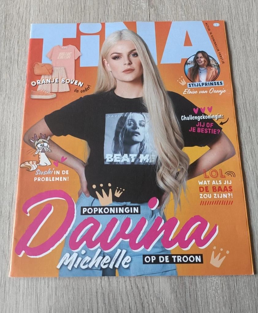 Tina Magazine - Davina Michelle, Verzenden, Gelezen, Damesbladen