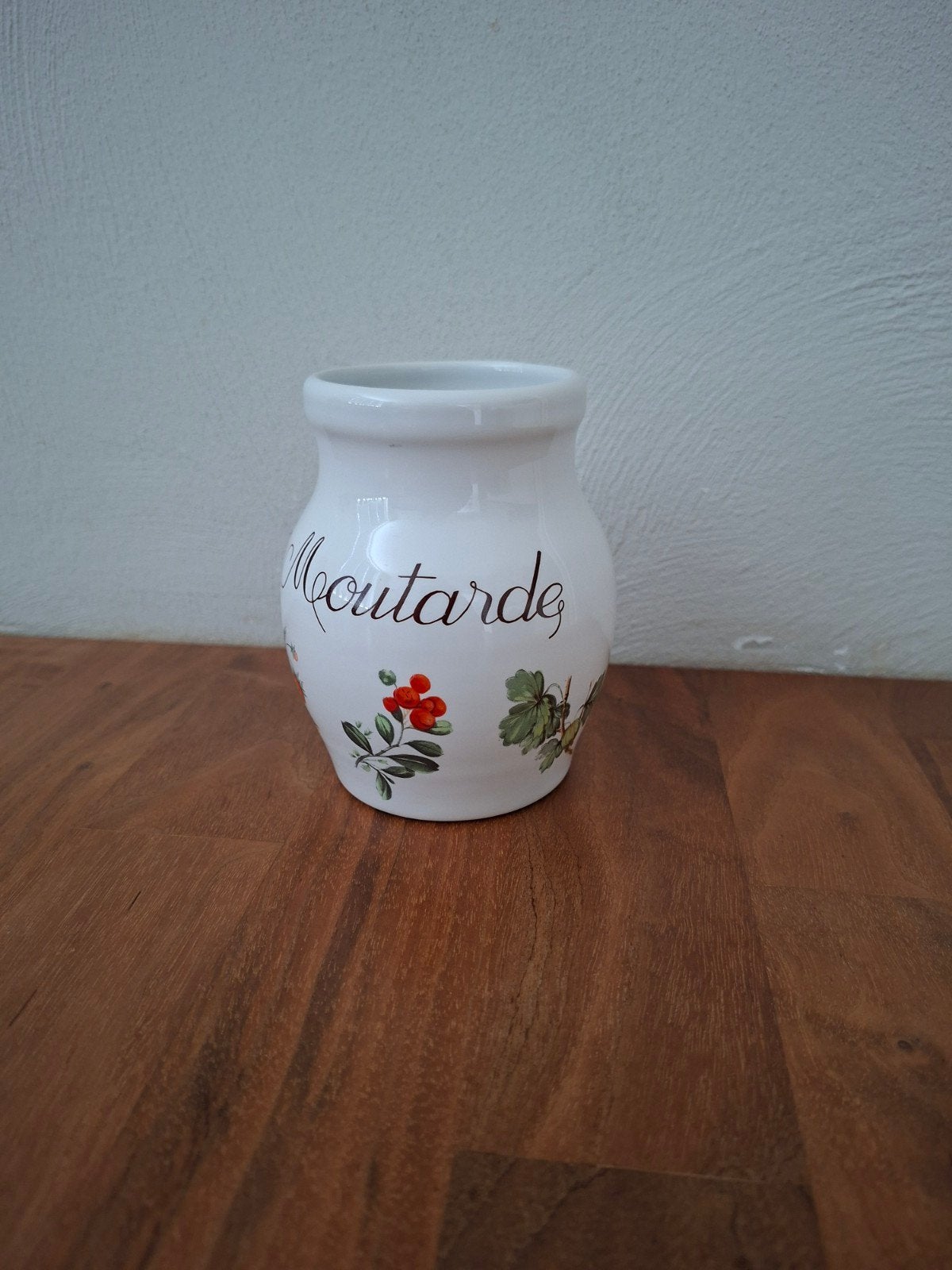 Vintage Revol Porseleinen Mosterdpotje - Frankrijk, Ophalen of Verzenden