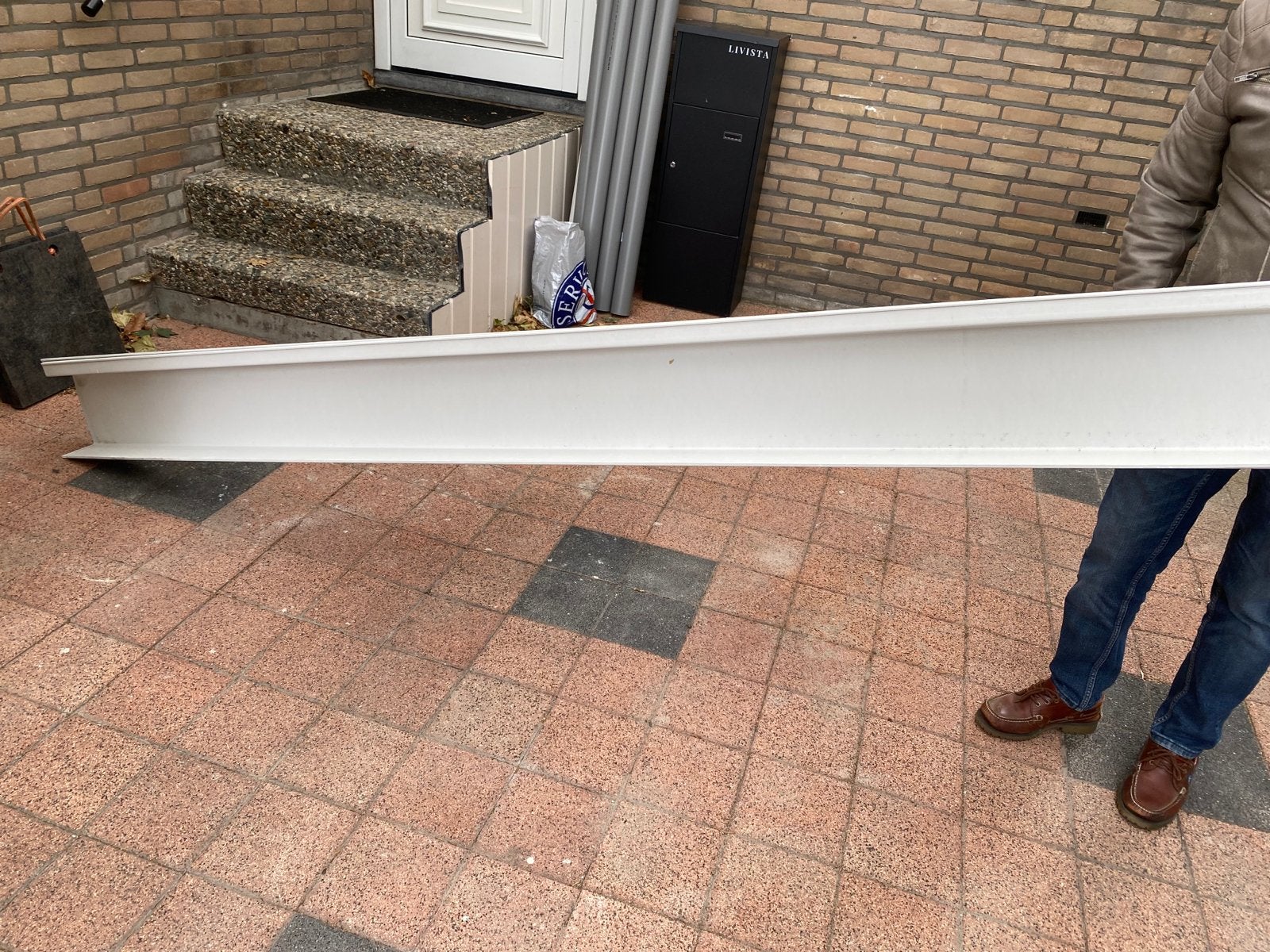 11 meter Dakgoten 125mm incl ophangbeugels&verbindingstukk, Kunststof, Overige kleuren, Overige typen, Ophalen of Verzenden