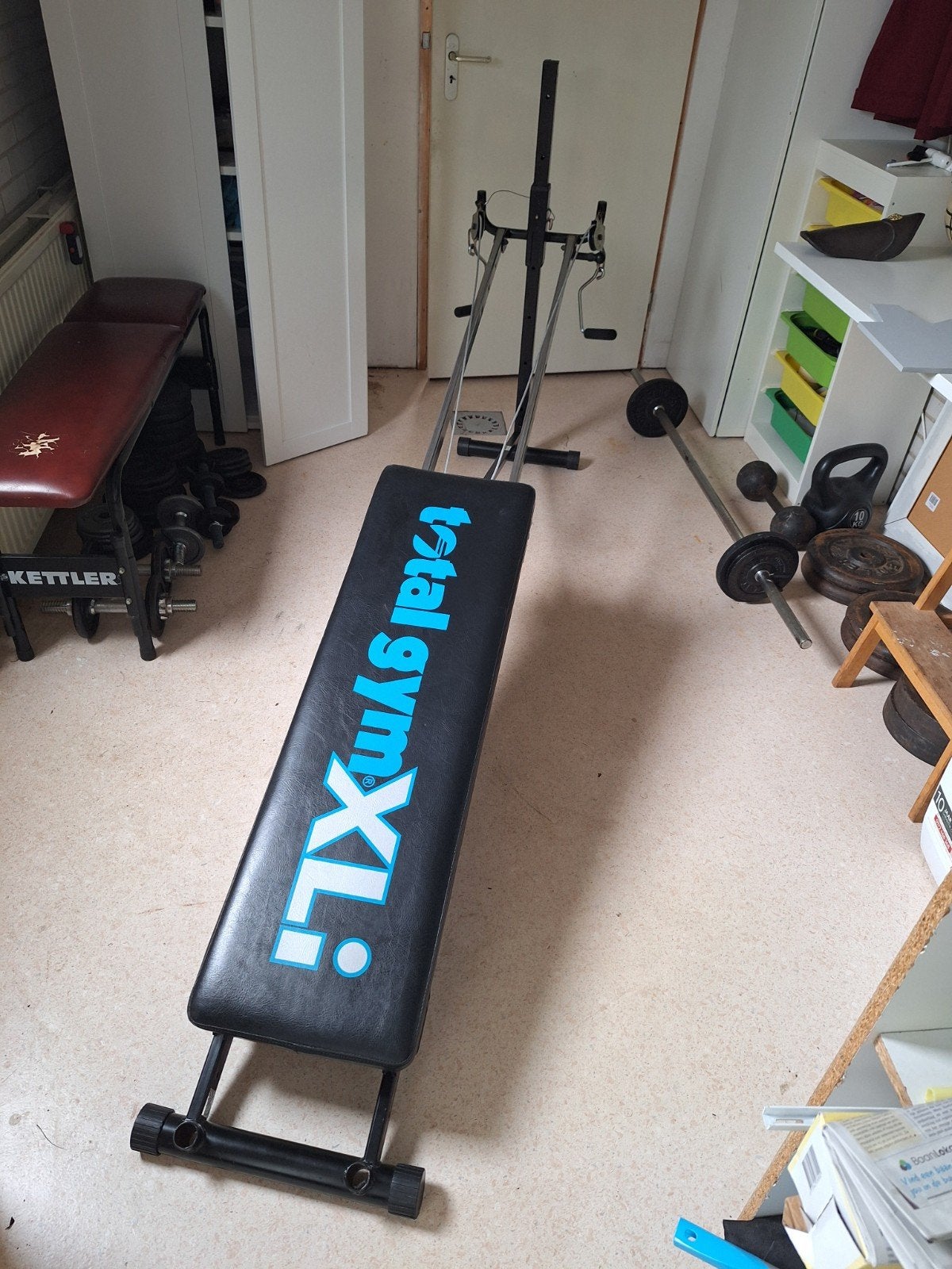 Total Gym XL: Train als Chuck Norris!, Ophalen, Benen, Gebruikt, Krachtstation