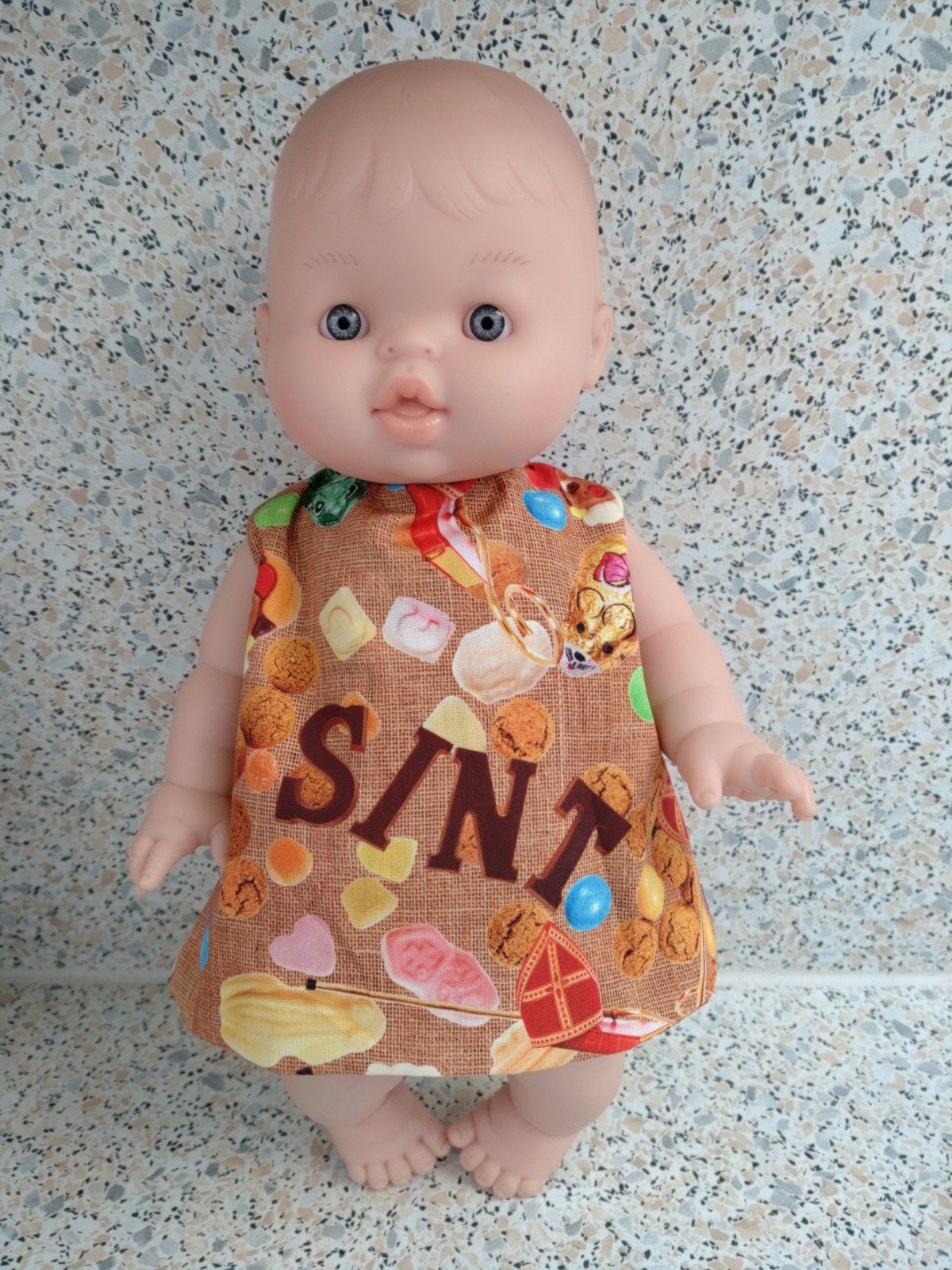 Paola Reina Gordi jurkje Sinterklaas & Kerst omkeerbaar, Kinderen en Baby's, Ophalen of Verzenden, Nieuw, Babypop