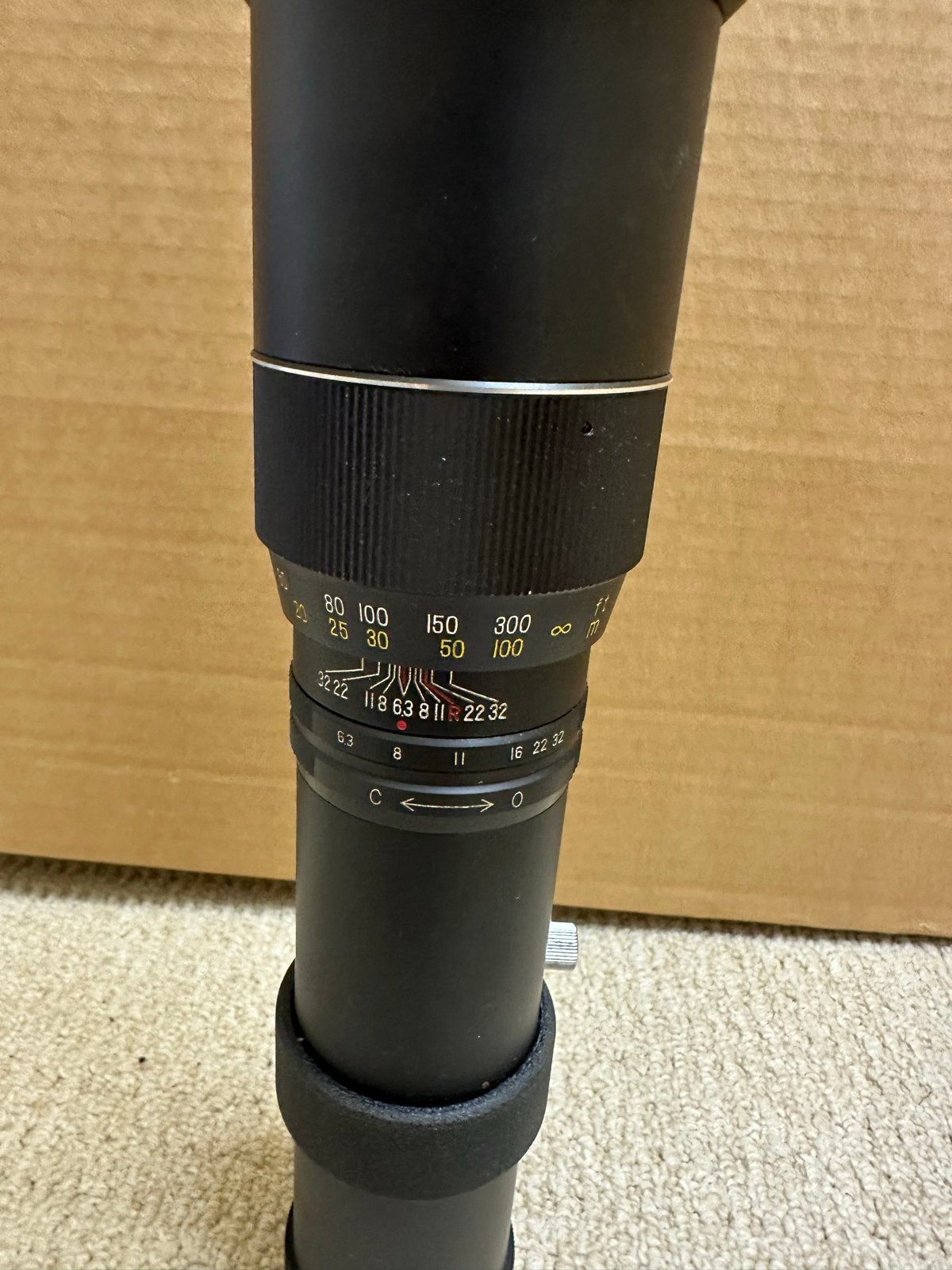 Fokanon 400mm f/6.3 M42 Telelens, Ophalen, Gebruikt, Telelens, Handmatige focus