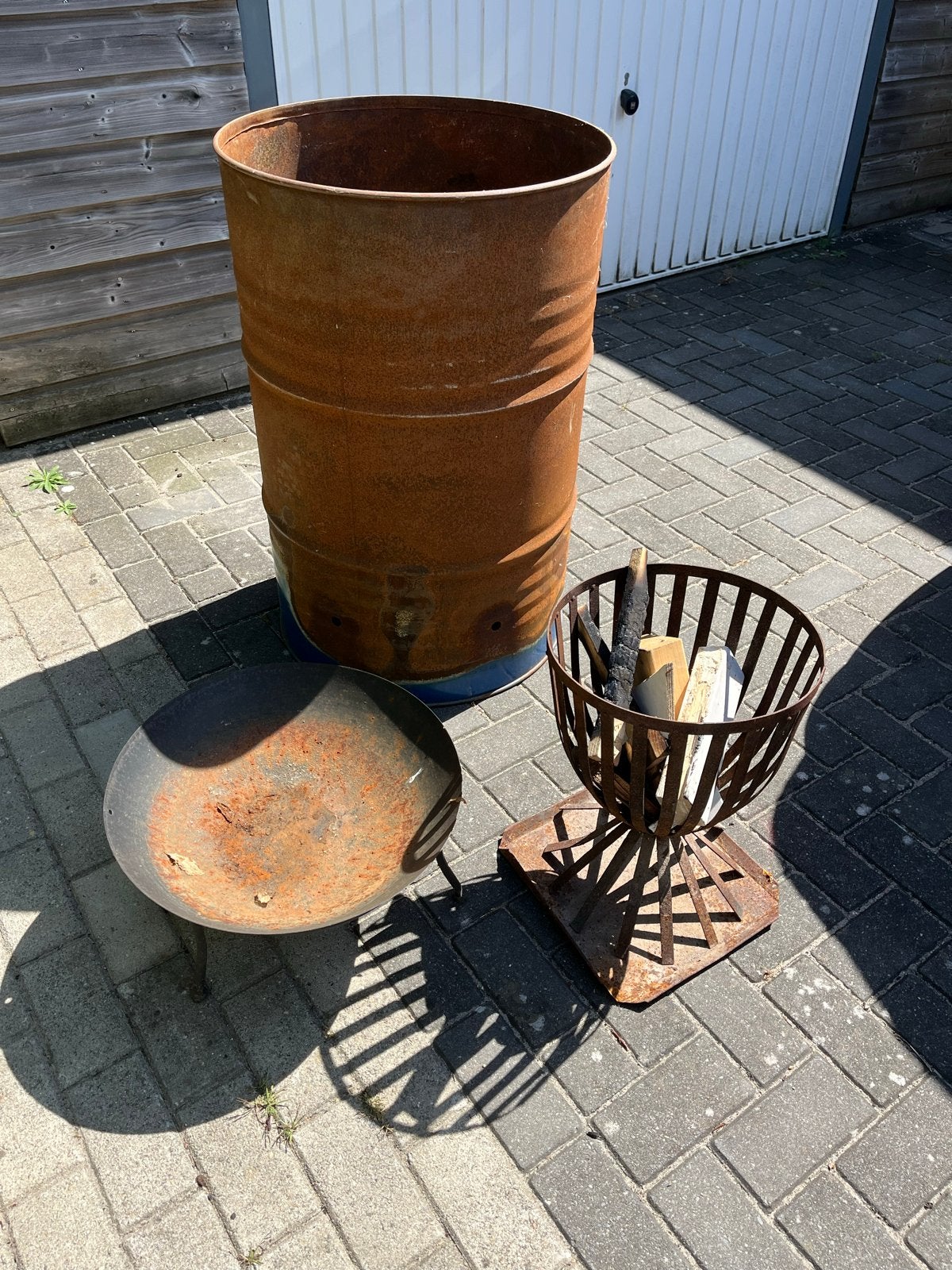 Vuurton vuurkorf vuurschaal, Tuin en Terras, Vuurkorven, Ophalen, Gebruikt, Vuurkorf