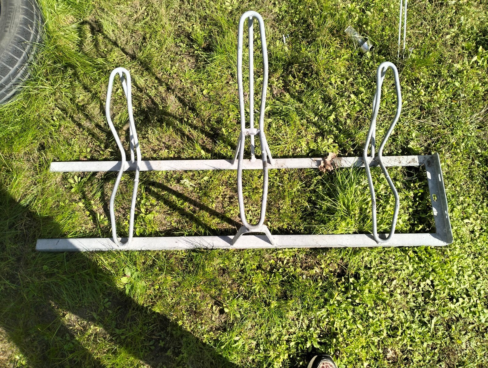 Fietsenrek voor 3 fietsen - Gebruikt, Ophalen, Gebruikt