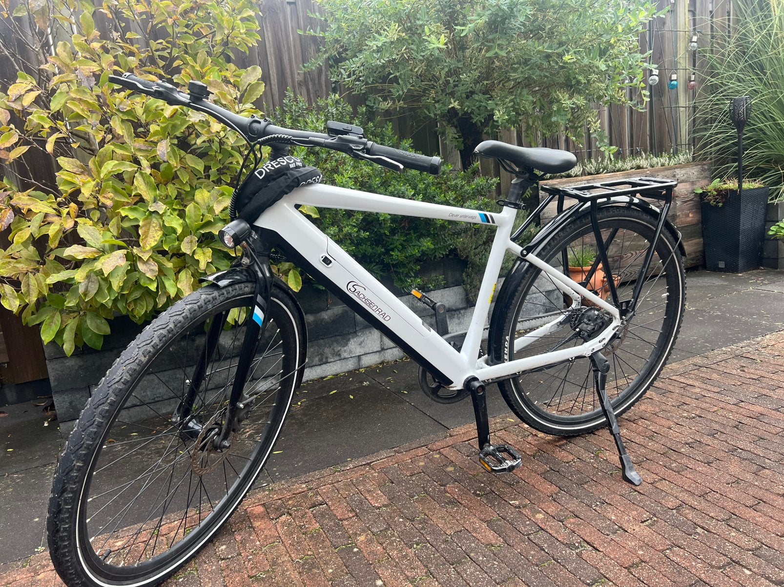 Electrische urban trekking-fiets met riemaandrijving,28inch, Ophalen, Gebruikt, Overige merken