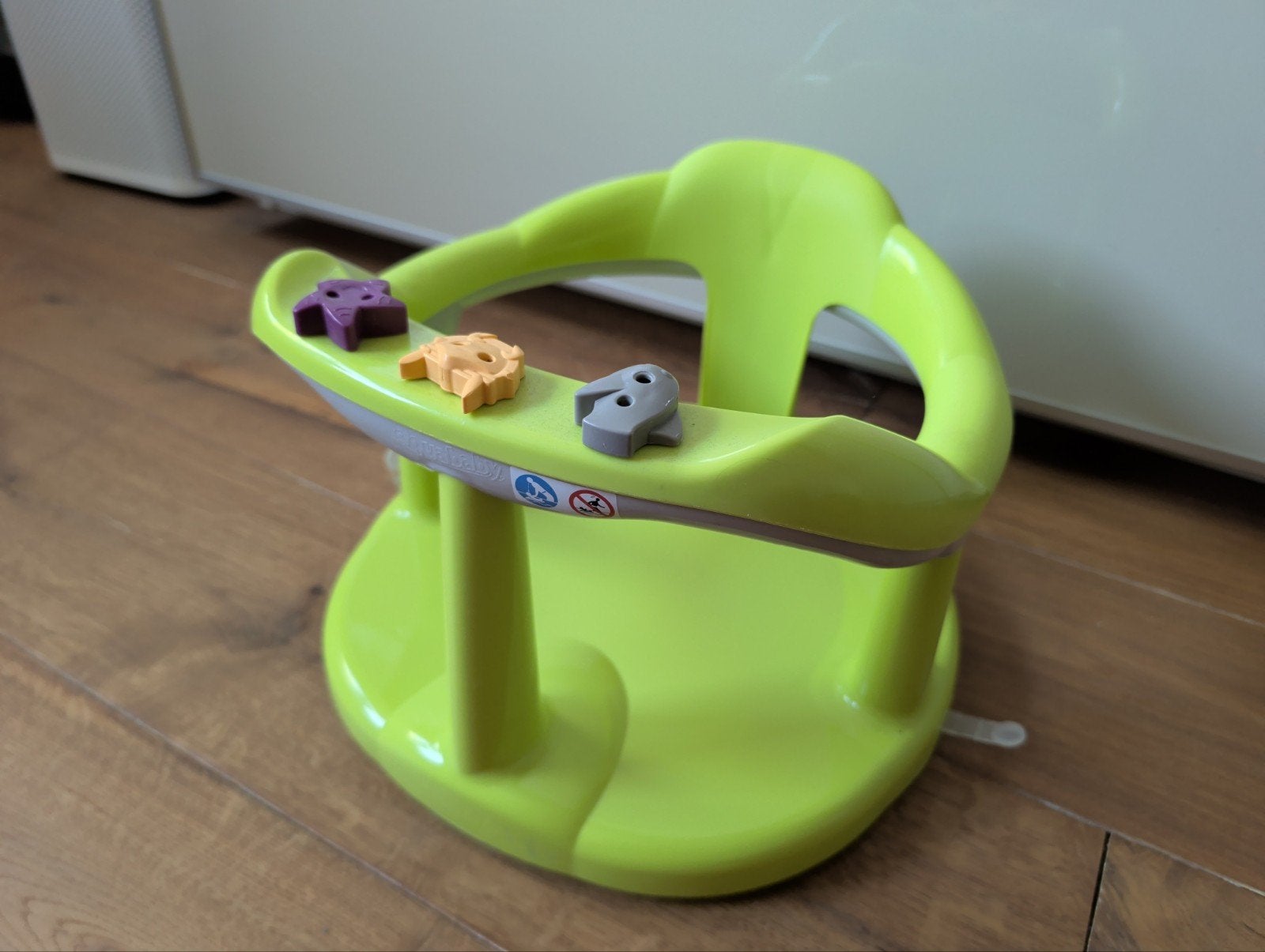 Groene badring voor baby's, Kinderen en Baby's, Ophalen of Verzenden, Gebruikt, Badzitje of Badring