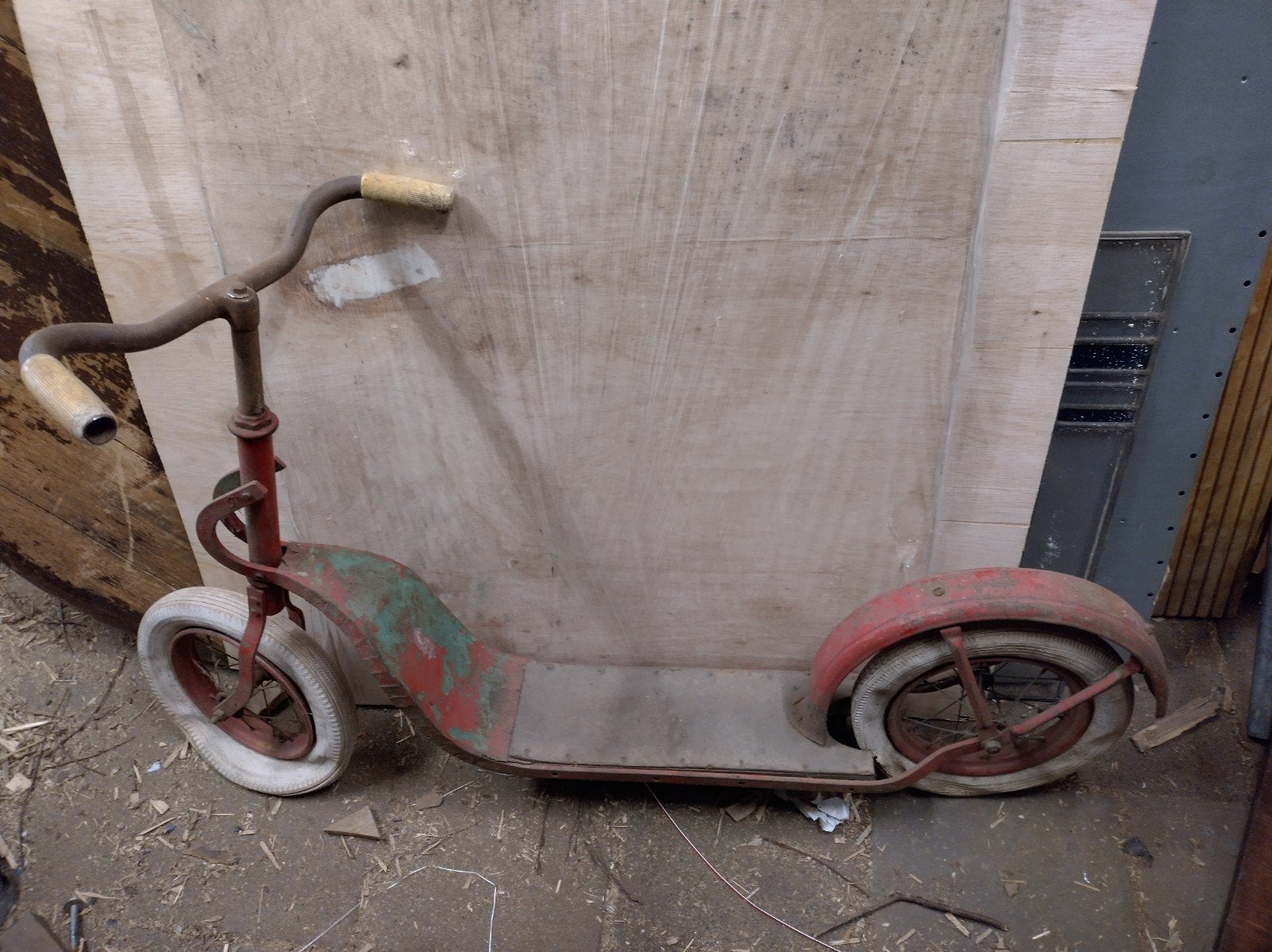Oude vintage retro step, Fietsen en Brommers, Steps, Ophalen, Gebruikt, Overige typen