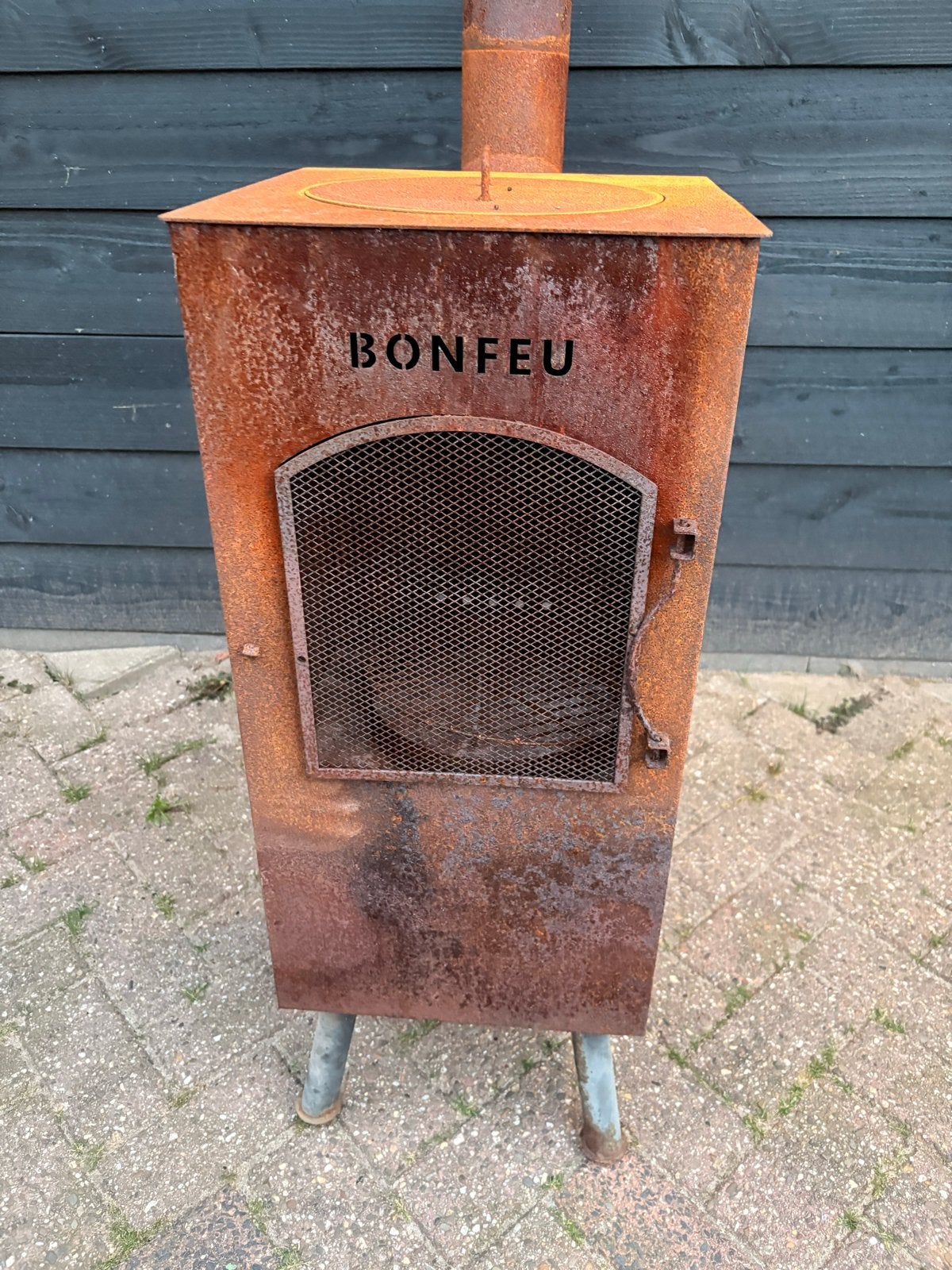 Bonfeu houtkachel, Ophalen, Gebruikt, Vuurton