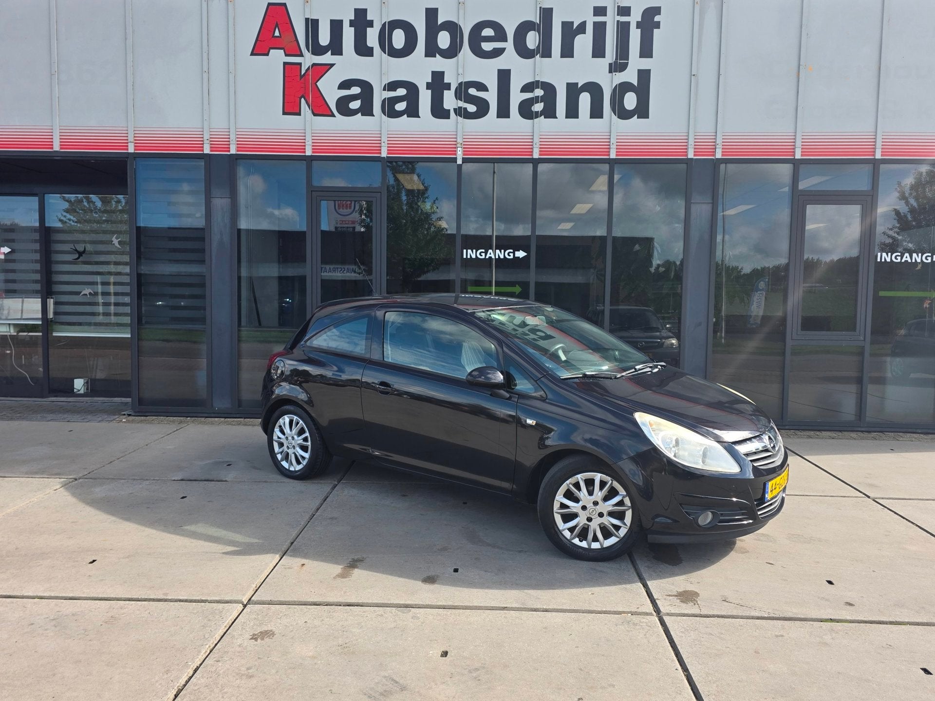 Opel Corsa 1.4-16V Business - Airco - Electr ramen -, Voorwielaandrijving, Stof, Gebruikt, Zwart