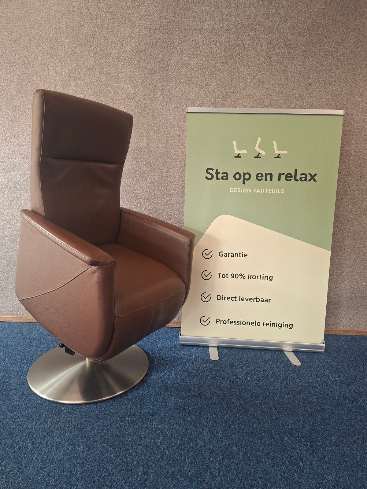 Sta op relax fauteuil Prominent Toscana Als nieuw Extra luxe, Hoofdstraat 60 Schijndel, Ophalen of Verzenden, Zo goed als nieuw