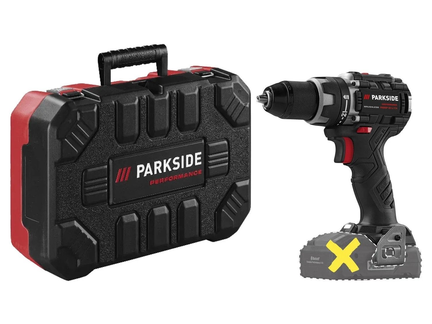 Parkside Accu-schroefboormachine 20v 60 Nm, Ophalen of Verzenden, Nieuw, Boor- en Schroefmachine, Variabele snelheid