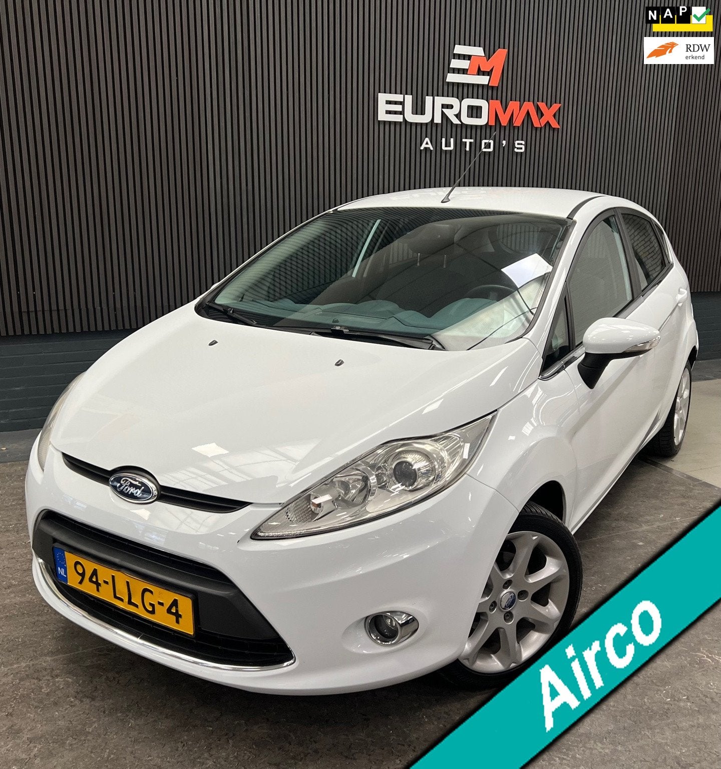 Ford Fiesta 1.25 - 1e Eigenaar - NAP - Koppeling + Distr set, Auto's, Voorwielaandrijving, Euro 5, Stof, 82 pk