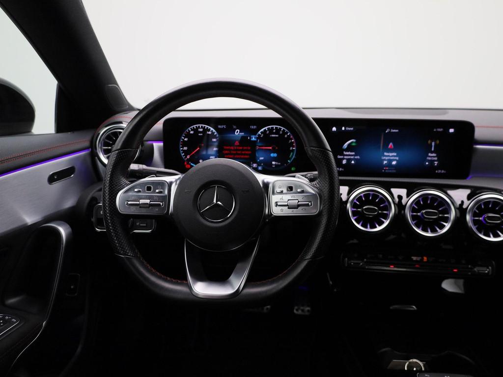 Mercedes-Benz CLA-klasse 250 e Business Solution AMG Limited, Auto's, Mercedes-Benz, Gebruikt, 4 cilinders, Leder en Stof, Wit