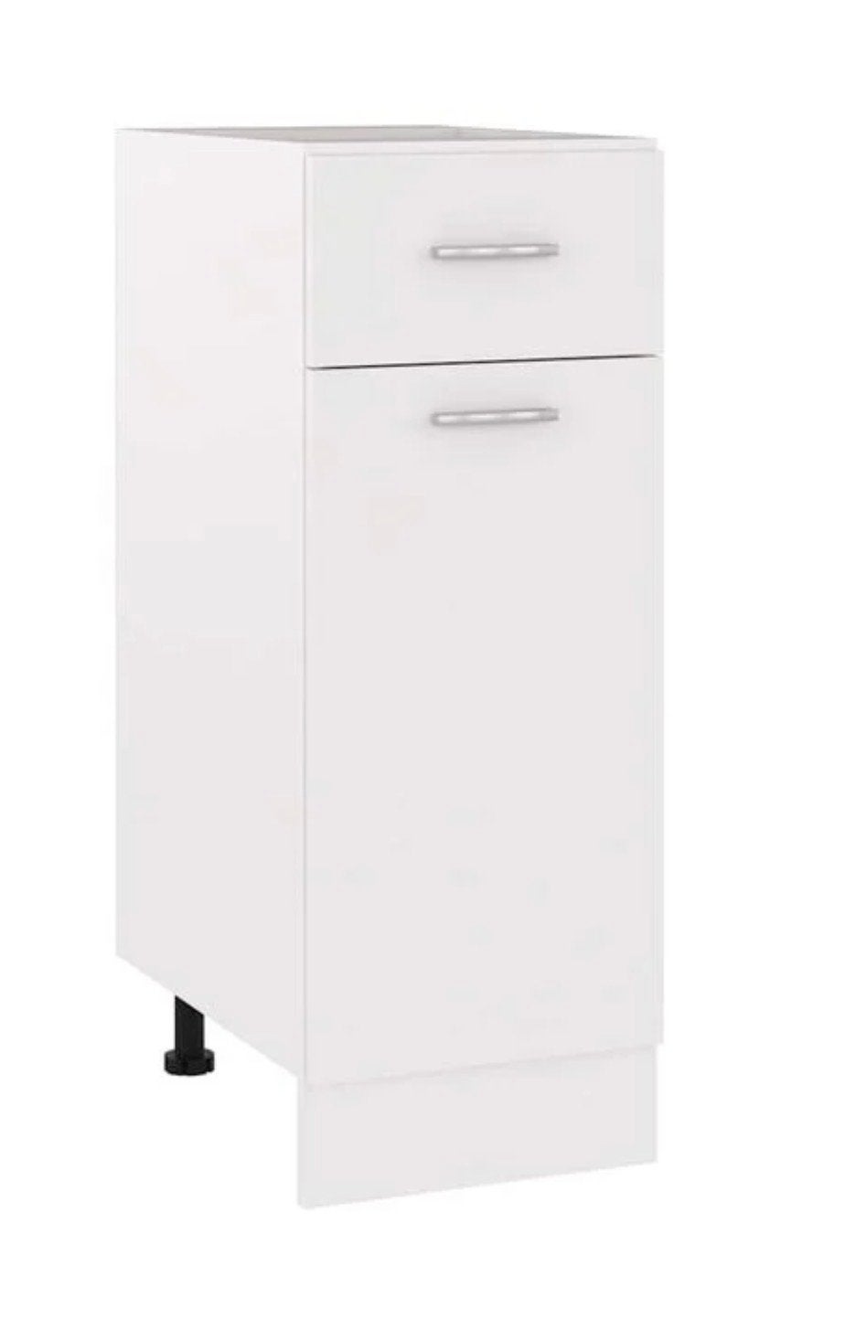 Witte Onderkast Lyon met Lade - 30x46x81,5 cm, Ophalen, Zo goed als nieuw