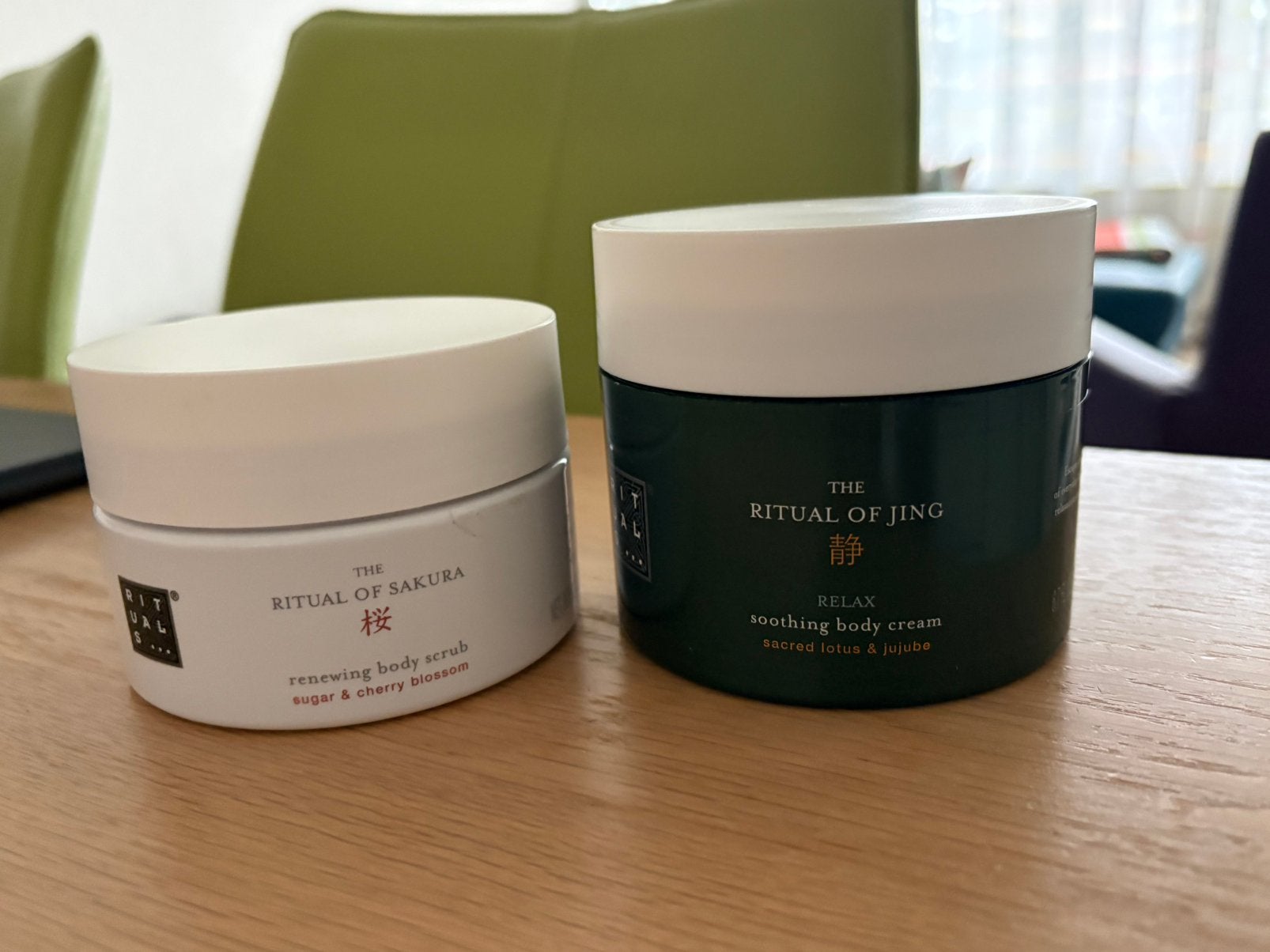 Rituals body creme en bodyscrub, Ophalen of Verzenden, Nieuw, Bodylotion, Crème of Olie