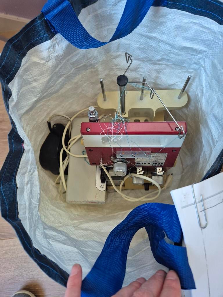 Riccar Lockmachine RL-330 met 3 draden, Ophalen, Gebruikt, Lockmachine, Overige merken