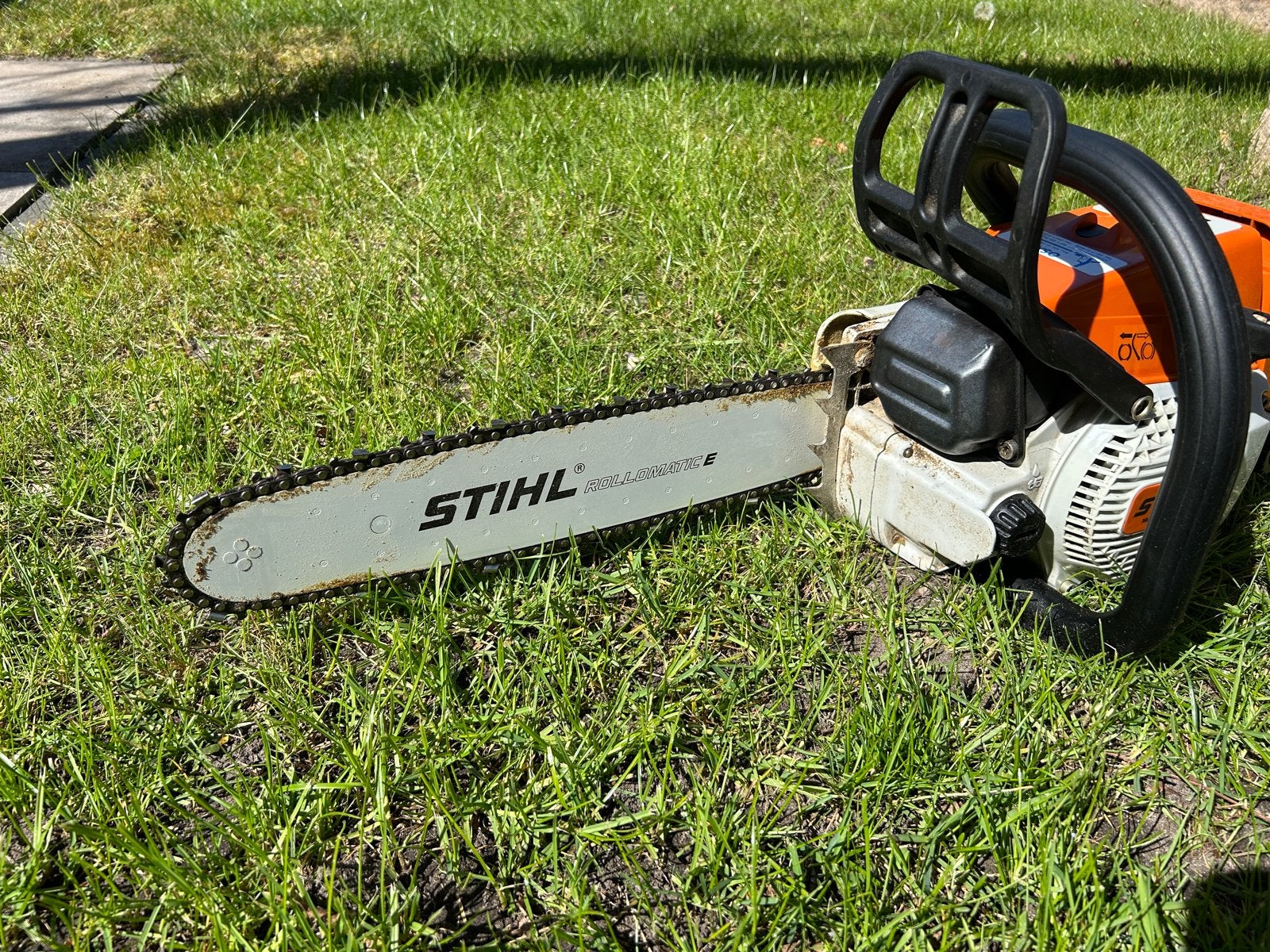 Stihl kettingzaag 024 met transporttas, Zakelijke goederen, Ophalen, Motorzaag
