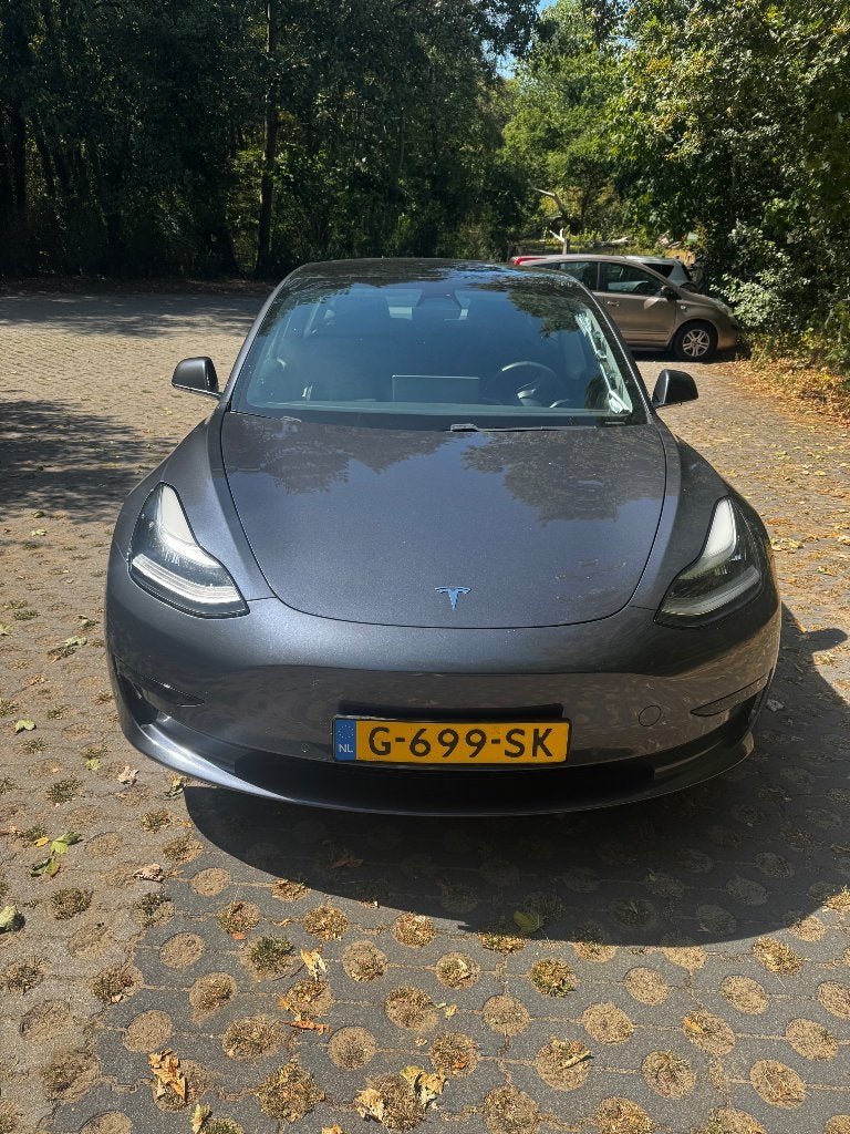 Tesla Model 3 2019 Grijs Standard Range Plus, Auto's, Tesla, Automaat, Origineel Nederlands, Elektrisch, Particulier