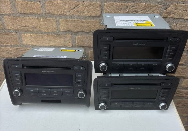 3x Audi Concert Radio, Ophalen, Gebruikt