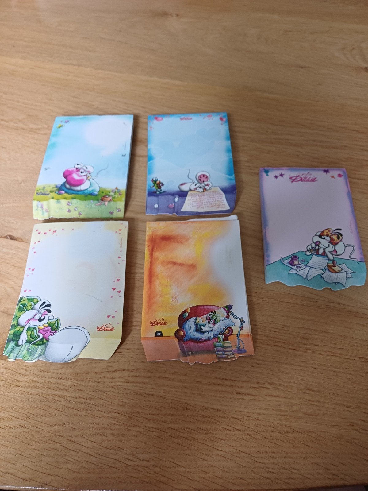 Grote Diddl verzameling: schrijfblokken, notitieboekjes, Verzamelen, Diddl, Ophalen of Verzenden, Verschillende figuren, Gebruikt