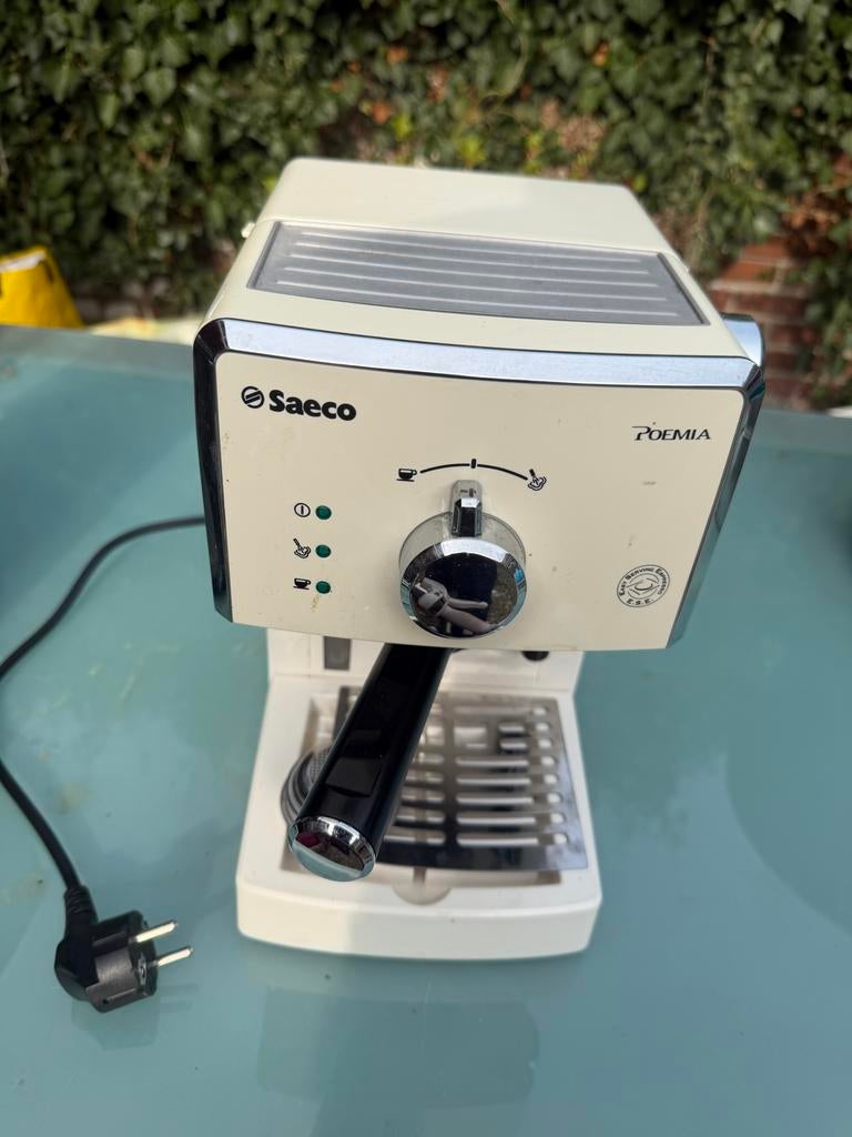 Saeco Poemia Espresso Apparaat - Crème, Witgoed en Apparatuur, Koffiezetapparaten, Afneembaar waterreservoir, Gebruikt, Espresso apparaat