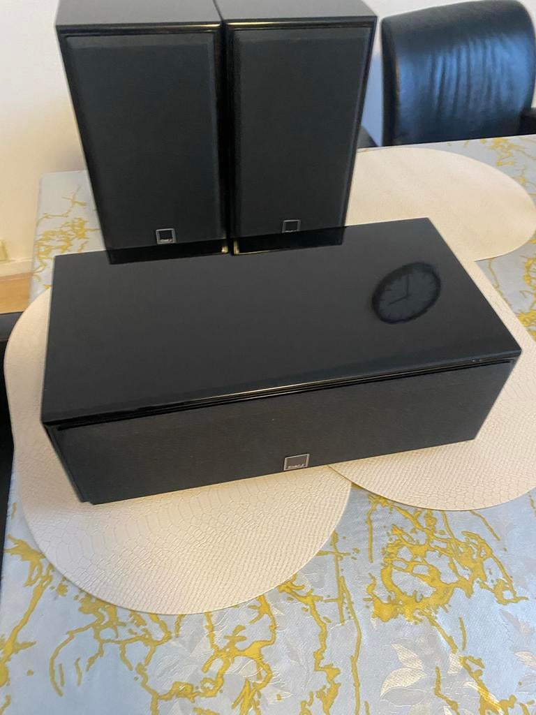 Dali Royal Vocal Center Speaker - Zwart,, Gebruikt, 60 tot 120 watt, Center speaker, Ophalen